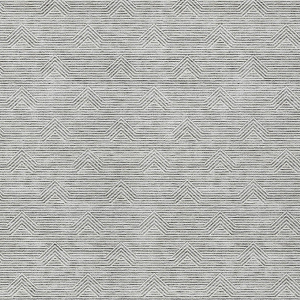 Homeroots 3' Artichoke Green & Ivory Geometric Washable Area Rug For Indoor And Outdoor Spaces, Durable Design 5' X 8' Polyester 594390