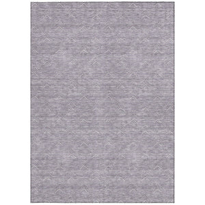 Homeroots 3' Artichoke Green & Ivory Geometric Washable Area Rug For Indoor And Outdoor Spaces, Durable Design 10' X 14' Polyester 594424