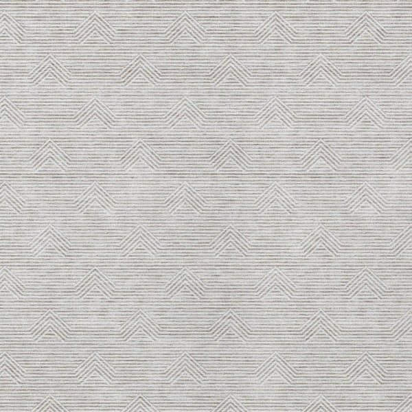 Homeroots 3' Artichoke Green & Ivory Geometric Washable Area Rug For Indoor And Outdoor Spaces, Durable Design 3' X 5' Polyester 594431