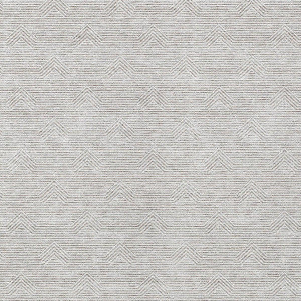 Homeroots 3' Artichoke Green & Ivory Geometric Washable Area Rug For Indoor And Outdoor Spaces, Durable Design 9' X 12' Polyester 594435