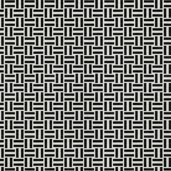 Homeroots 3' Stylish Artichoke Green And Gray Geometric Washable Rug For Indoor And Outdoor Spaces 3' X 5' Polyester 594443