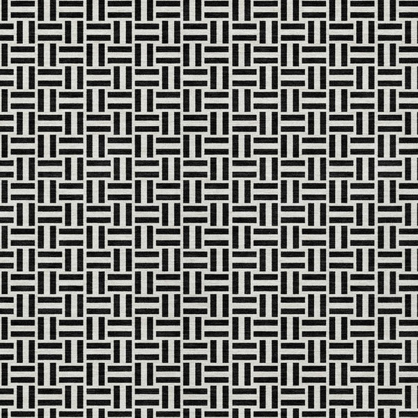 Homeroots 3' Stylish Artichoke Green And Gray Geometric Washable Rug For Indoor And Outdoor Spaces 5' X 8' Polyester 594444