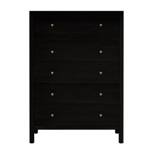 Butler Specialty Company Nora 5 Drawer Tall Dresser - Timeless Elegance For Any Bedroom Space Coffee Mdf,Acacia Wood,Pine Wood,Veneers 5944451-butler