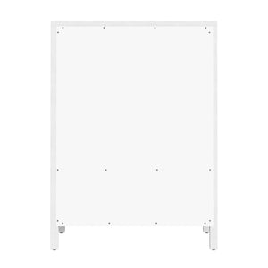 Butler Specialty Company Nora 5 Drawer Tall Dresser - Elegant Storage Solution For Any Bedroom White Mdf,Acacia Wood,Pine Wood,Veneers 5944477-butler