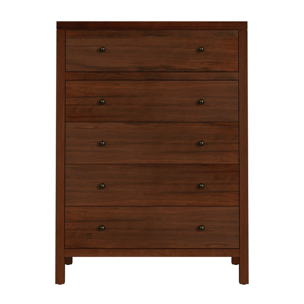 Butler Specialty Company Nora 5 Drawer Tall Dresser - Elegant Storage Solution For Any Bedroom Walnut Mdf,Acacia Wood,Pine Wood,Veneers 5944489-butler