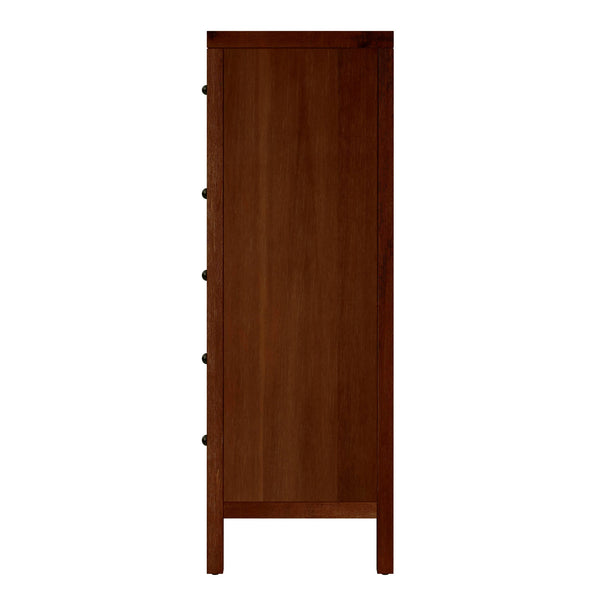 Butler Specialty Company Nora 5 Drawer Tall Dresser - Elegant Storage Solution For Any Bedroom Walnut Mdf,Acacia Wood,Pine Wood,Veneers 5944489-butler