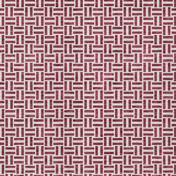 Homeroots 3' Stylish Artichoke Green And Gray Geometric Washable Rug For Indoor And Outdoor Spaces 8' X 10' Polyester 594452