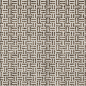Homeroots 3' Stylish Artichoke Green And Gray Geometric Washable Rug For Indoor And Outdoor Spaces 8' X 10' Polyester 594458