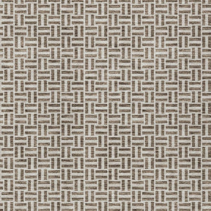 Homeroots 3' Stylish Artichoke Green And Gray Geometric Washable Rug For Indoor And Outdoor Spaces 10' X 14' Polyester 594460
