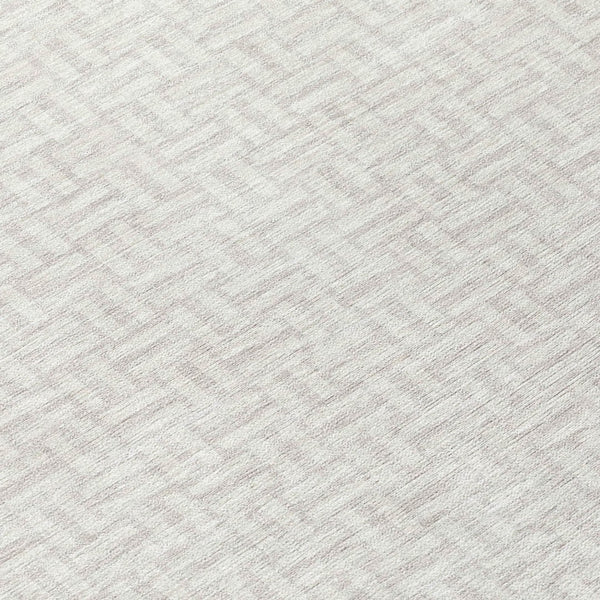 Homeroots 3' Stylish Artichoke Green And Gray Geometric Washable Rug For Indoor And Outdoor Spaces 8' Round Polyester 594475