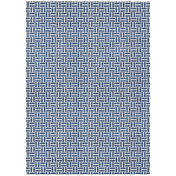 Homeroots 3' Stylish Artichoke Green And Gray Geometric Washable Rug For Indoor And Outdoor Spaces 3' X 5' Polyester 594485