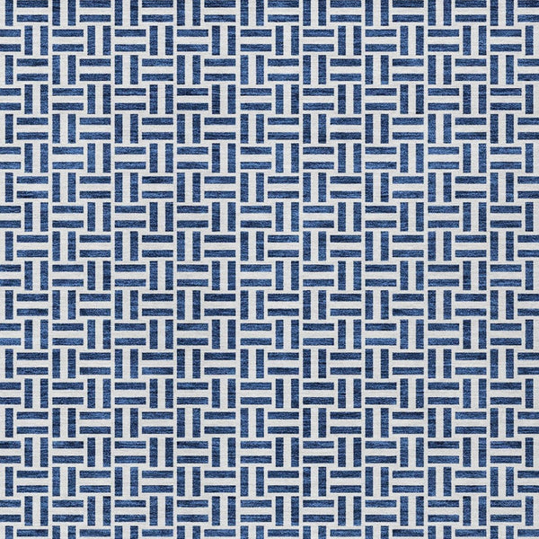 Homeroots 3' Stylish Artichoke Green And Gray Geometric Washable Rug For Indoor And Outdoor Spaces 5' X 8' Polyester 594486