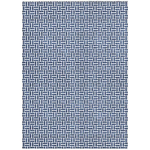 Homeroots 3' Stylish Artichoke Green And Gray Geometric Washable Rug For Indoor And Outdoor Spaces 9' X 12' Polyester 594489