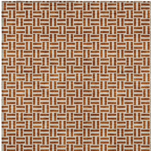 Homeroots 3' Stylish Artichoke Green And Gray Geometric Washable Rug For Indoor And Outdoor Spaces 3' X 5' Polyester 594497