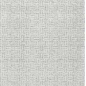 Homeroots 3' Stylish Artichoke Green And Gray Geometric Washable Rug For Indoor And Outdoor Spaces 9' X 12' Polyester 594507