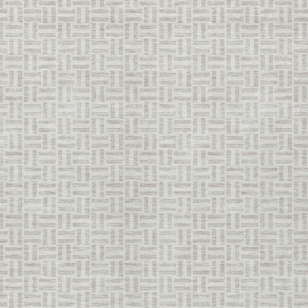 Homeroots 3' Stylish Artichoke Green And Gray Geometric Washable Rug For Indoor And Outdoor Spaces 5' X 8' Polyester 594516