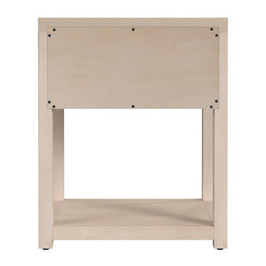 Butler Specialty Butler Nora 21" Wood Nightstand - Elegant Taupe Design With Soft-close Drawer & Open Shelf Storage Taupe Acacia Wood,Mdf,Pine Wood,Acacia Veneers 5945450-butler