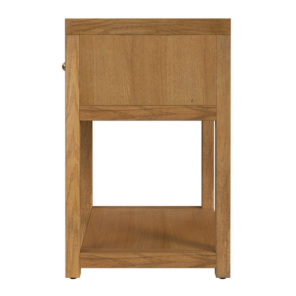 Butler Specialty Company Nora 3 Drawer Nightstand - Modern Wood Design For Stylish Bedroom Storage Natural Rubberwood,Mdf,Acacia Wood,Pine Wood,Plywood,Oak Veneers 5945452-butler