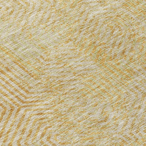 Homeroots 3' Black And Ivory Geometric Washable Area Rug - Perfect For Indoor Outdoor Spaces, Durable Design 8' Round Polyester 594547