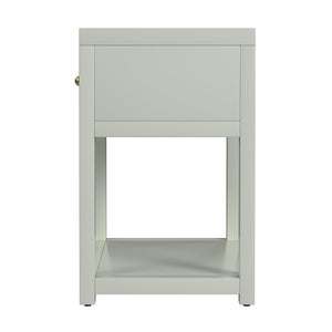Butler Specialty Company Nora Nightstand - Timeless Wood Design With Drawer And Open Shelf For Storage Sage Green Acacia Wood,Mdf,Pine Wood,Acacia Veneers 5945480-butler