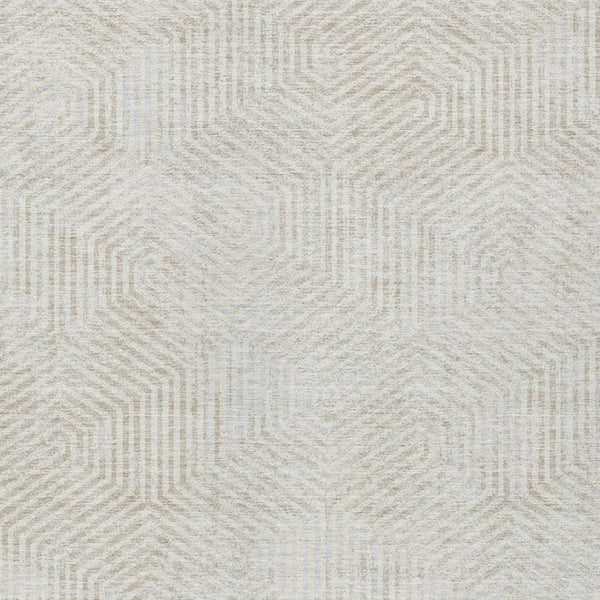 Homeroots 3' Black And Ivory Geometric Washable Area Rug - Perfect For Indoor Outdoor Spaces, Durable Design 3' X 5' Polyester 594557