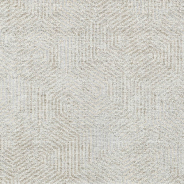 Homeroots 3' Black And Ivory Geometric Washable Area Rug - Perfect For Indoor Outdoor Spaces, Durable Design 10' X 14' Polyester 594562