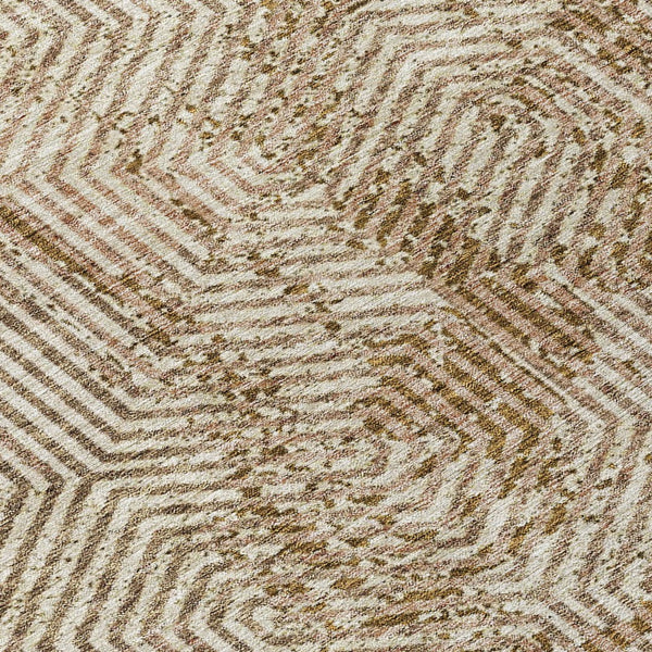 Homeroots 3' Black And Ivory Geometric Washable Area Rug - Perfect For Indoor Outdoor Spaces, Durable Design 10' X 14' Polyester 594574