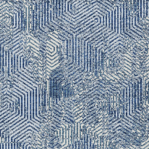 Homeroots 3' Black And Ivory Geometric Washable Area Rug - Perfect For Indoor Outdoor Spaces, Durable Design 9' X 12' Polyester 594579