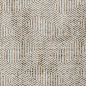 Homeroots 3' Black And Ivory Geometric Washable Area Rug - Perfect For Indoor Outdoor Spaces, Durable Design 9' X 12' Polyester 594597