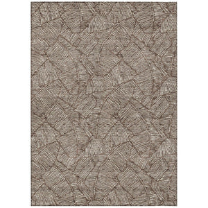 HomeRoots 5' Timeless Floral Indoor Outdoor Area Rug - Durable, Machine Washable, Perfect for Any Space 10' X 14' 594616