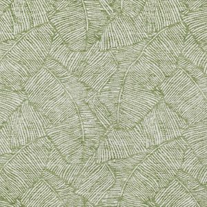 Homeroots 3' Artichoke Green Floral Area Rug - Washable, Durable, Perfect For Indoor & Outdoor Spaces! 10' X 14' Polyester 594622