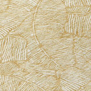 Homeroots 3' Artichoke Green Floral Area Rug - Washable, Durable, Perfect For Indoor & Outdoor Spaces! 8' Round Polyester 594625