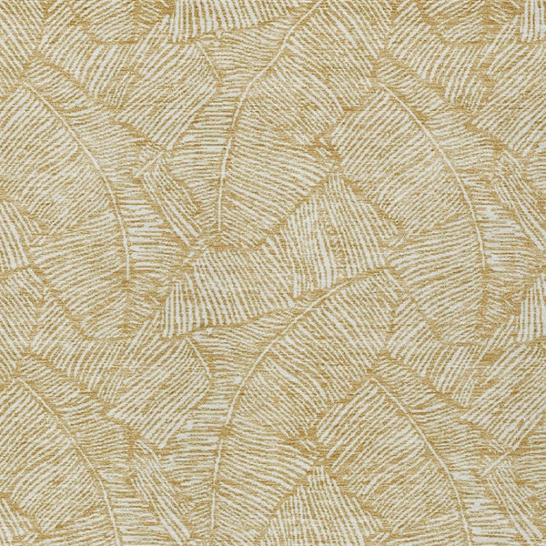 Homeroots 3' Artichoke Green Floral Area Rug - Washable, Durable, Perfect For Indoor & Outdoor Spaces! 10' X 14' Polyester 594628