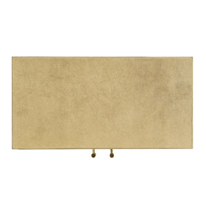 Butler Specialty Butler Francois 32 In. W Wood & Leather 2-door Accent Cabinet - Modern Elegance For Any Space Gold Mdf,Genuine Leather,Brass 5946350-butler