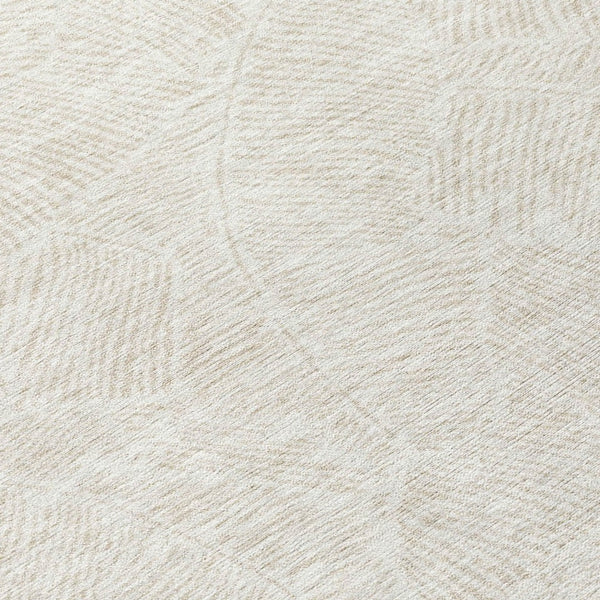 Homeroots 3' Artichoke Green Floral Area Rug - Washable, Durable, Perfect For Indoor & Outdoor Spaces! 8' Round Polyester 594637