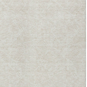 Homeroots 3' Artichoke Green Floral Area Rug - Washable, Durable, Perfect For Indoor & Outdoor Spaces! 8' X 10' Polyester 594638