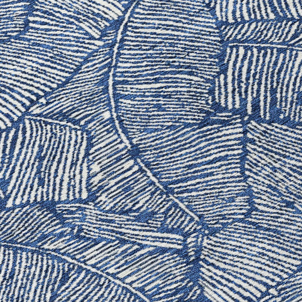 Homeroots 3' Artichoke Green Floral Area Rug - Washable, Durable, Perfect For Indoor & Outdoor Spaces! 8' Round Polyester 594643