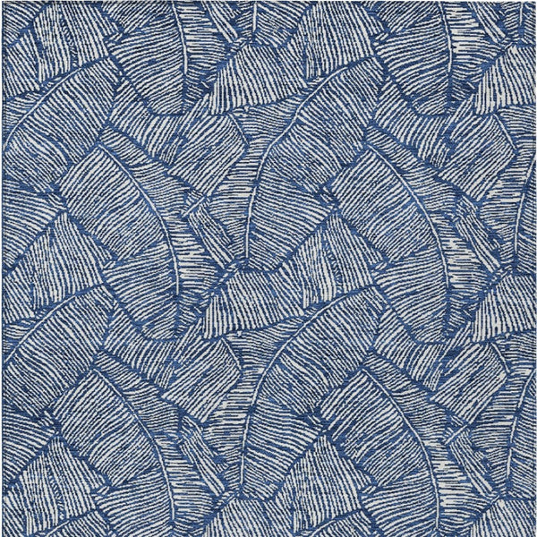 Homeroots 3' Artichoke Green Floral Area Rug - Washable, Durable, Perfect For Indoor & Outdoor Spaces! 10' X 14' Polyester 594646