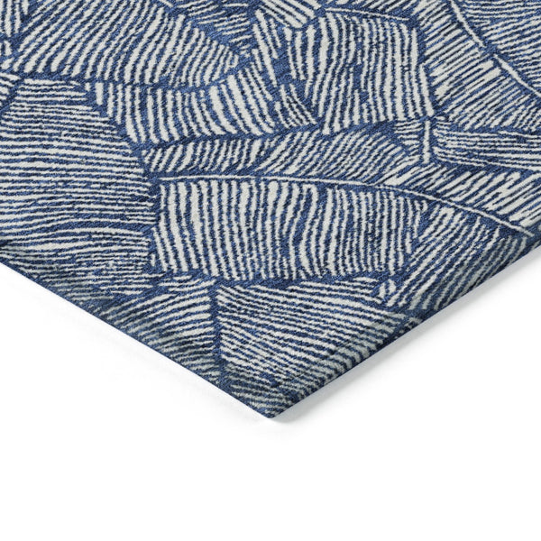 Homeroots 3' Artichoke Green Floral Area Rug - Washable, Durable, Perfect For Indoor & Outdoor Spaces! 10' X 14' Polyester 594646