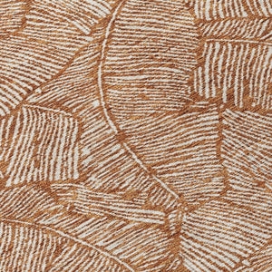 Homeroots 3' Artichoke Green Floral Area Rug - Washable, Durable, Perfect For Indoor & Outdoor Spaces! 5' X 8' Polyester 594654