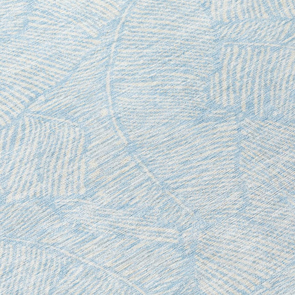 Homeroots 3' Artichoke Green Floral Area Rug - Washable, Durable, Perfect For Indoor & Outdoor Spaces! 8' Round Polyester 594661