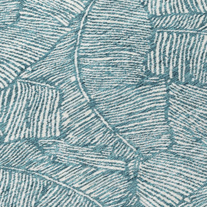 Homeroots 3' Artichoke Green Floral Area Rug - Washable, Durable, Perfect For Indoor & Outdoor Spaces! 8' Round Polyester 594667