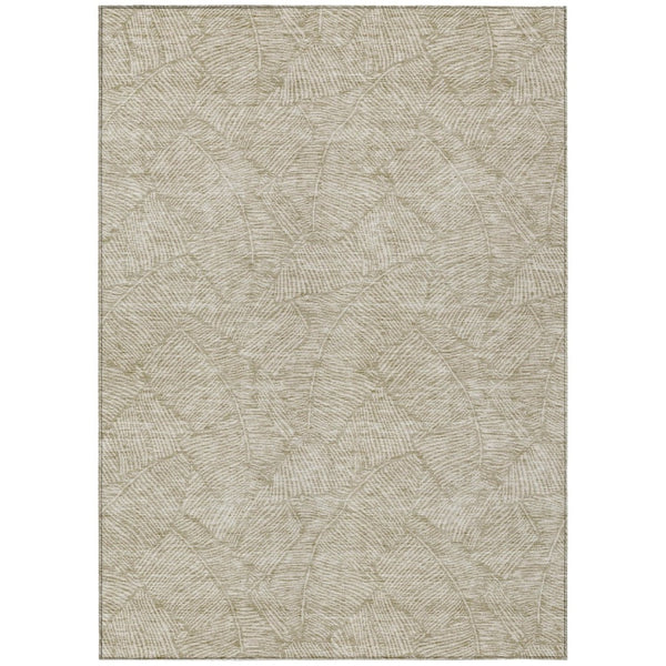 HomeRoots 5' Floral Area Rug - Durable, Washable Indoor/Outdoor Design for Timeless Style and Versatile Use 5' X 8' 594672