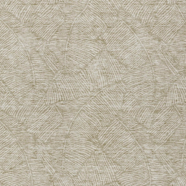 Homeroots 3' Artichoke Green Floral Area Rug - Washable, Durable, Perfect For Indoor & Outdoor Spaces! 5' X 8' Polyester 594672