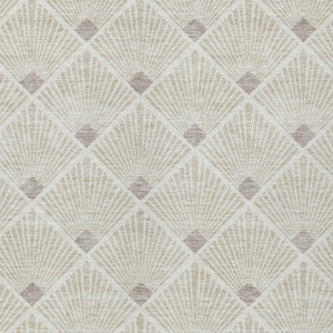 Homeroots 3' Beige And Ivory Geometric Washable Area Rug For Indoor And Outdoor Spaces - Durable Design 8' X 10' Polyester 594680