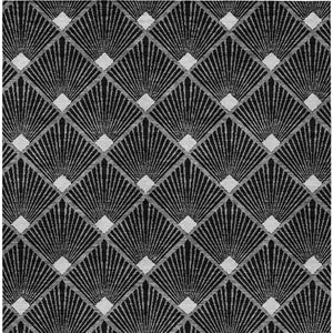 Homeroots 3' Beige And Ivory Geometric Washable Area Rug For Indoor And Outdoor Spaces - Durable Design 3' X 5' Polyester 594683