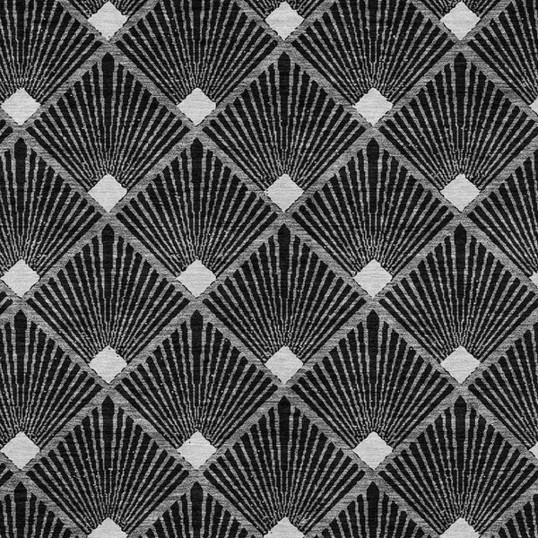 Homeroots 3' Beige And Ivory Geometric Washable Area Rug For Indoor And Outdoor Spaces - Durable Design 8' X 10' Polyester 594686