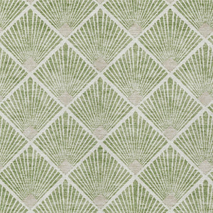 HomeRoots 5' Stylish Geometric Washable Area Rug in Green Beige Ivory - Perfect for Indoor and Outdoor Use! 10' X 14' 594706