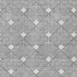 Homeroots 3' Beige And Ivory Geometric Washable Area Rug For Indoor And Outdoor Spaces - Durable Design 5' X 8' Polyester 594708