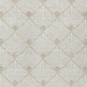 Homeroots 3' Beige And Ivory Geometric Washable Area Rug For Indoor And Outdoor Spaces - Durable Design 9' X 12' Polyester 594717